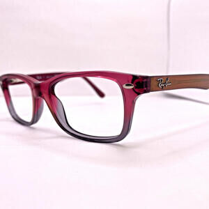 Ray-Ban Authentic Eyeglasses Frame RB 1531 3648 48 [] 16 130 MM Pink Red Clear